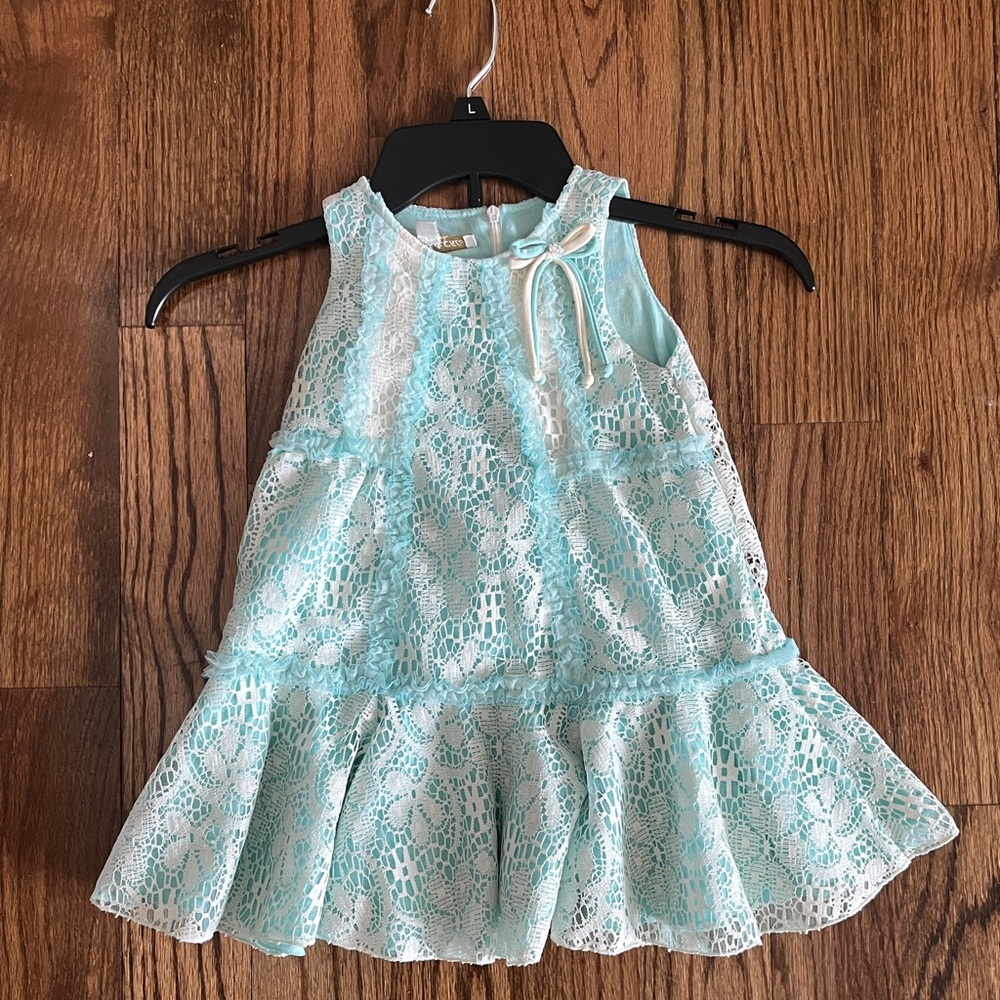 Blue and White Dress 3T